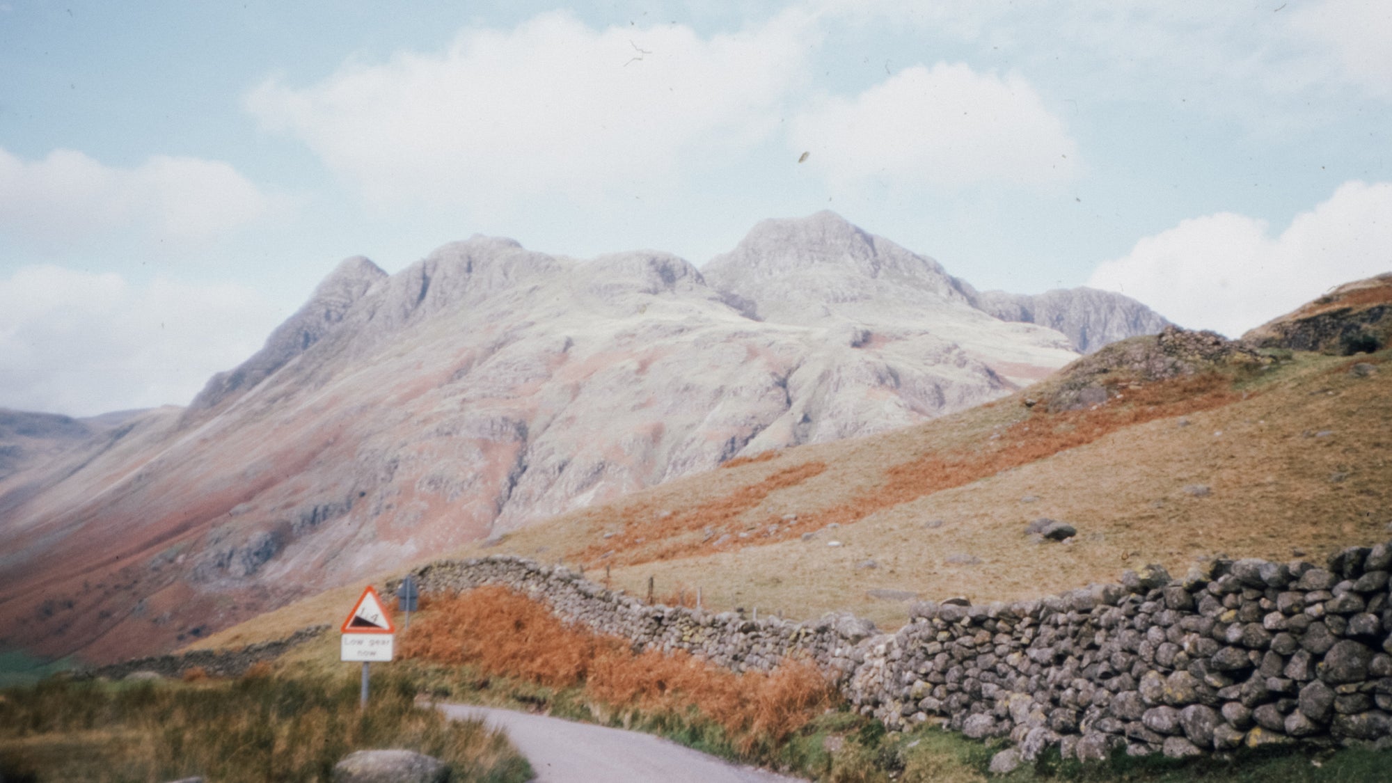 Nature shot of mountains and valley - 35 mm film