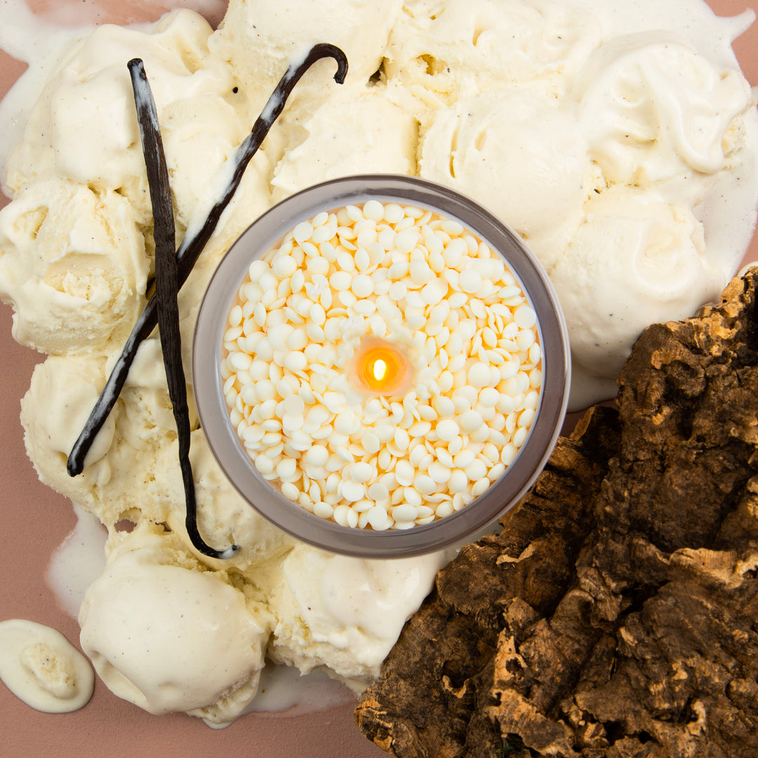 Sustainable Candle Refill Kit - NOTES Vanilla & Pepperwood