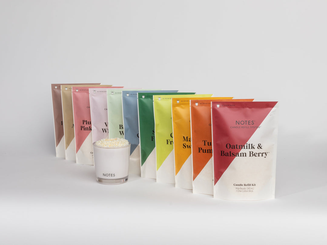 Everly, Grapefruit + Labdanum Scented Candle Refill Kit