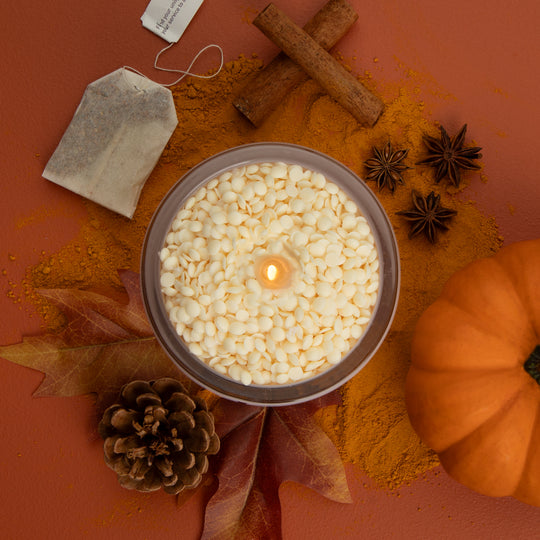 Sustainable Candle Refill Kit - NOTES Turmeric & Pumpkin Chai