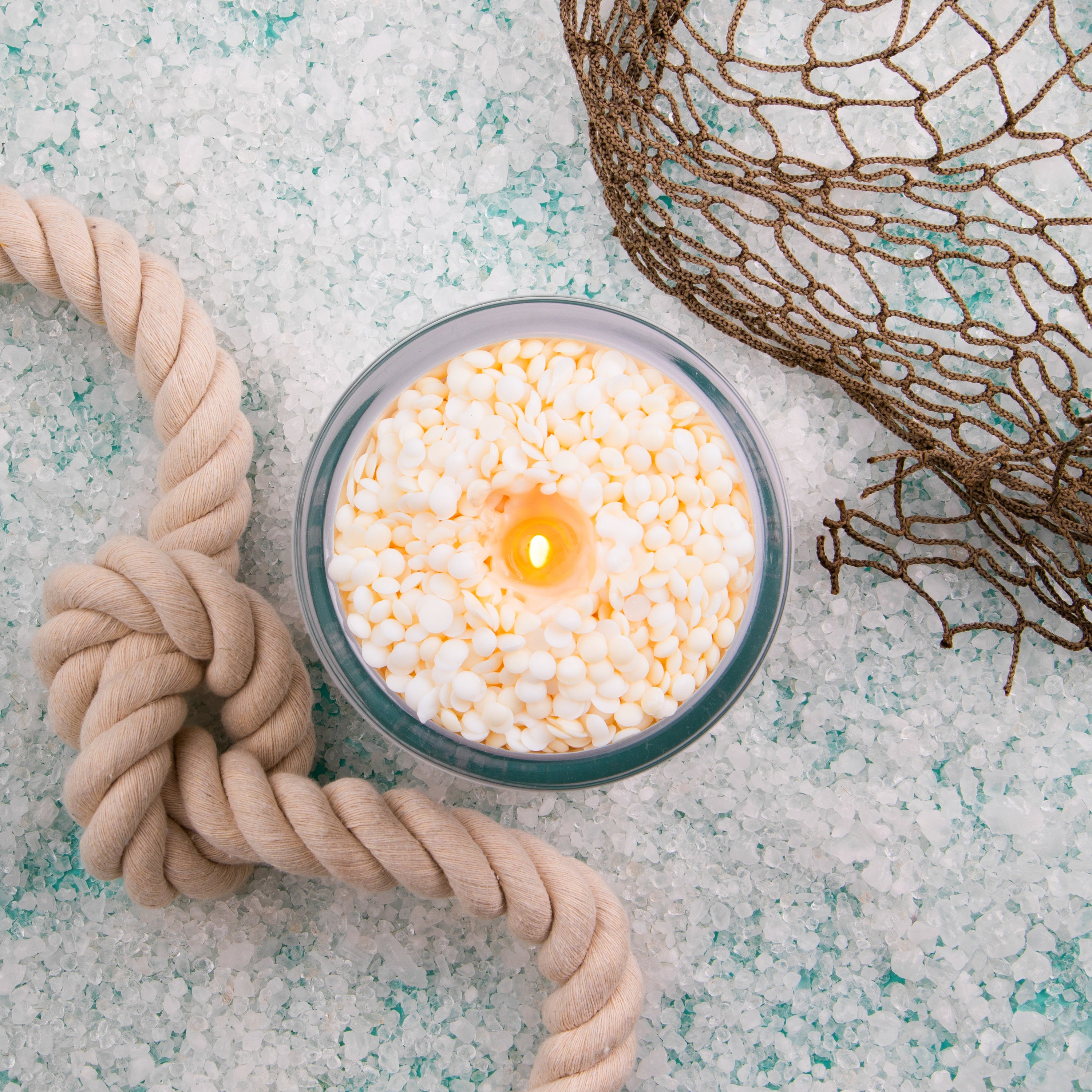 Sustainable Candle Refill Kit - NOTES Seasalt & Rock Moss