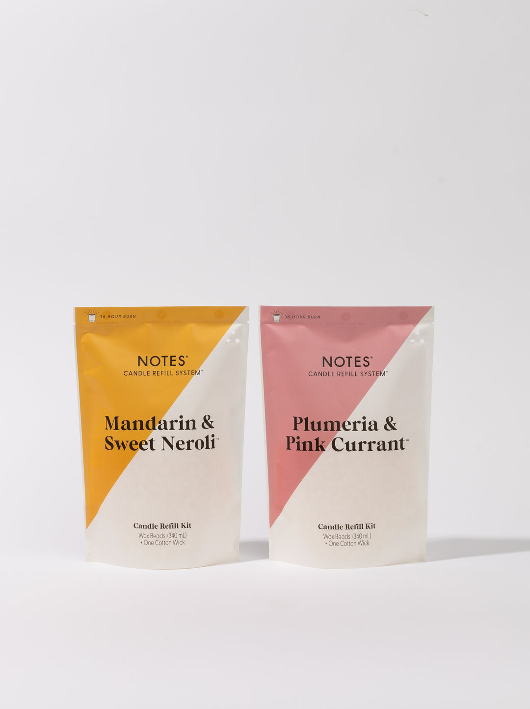 NOTES Candle Refill System - Sustainable Starter Kit - Fruity Floral Duo