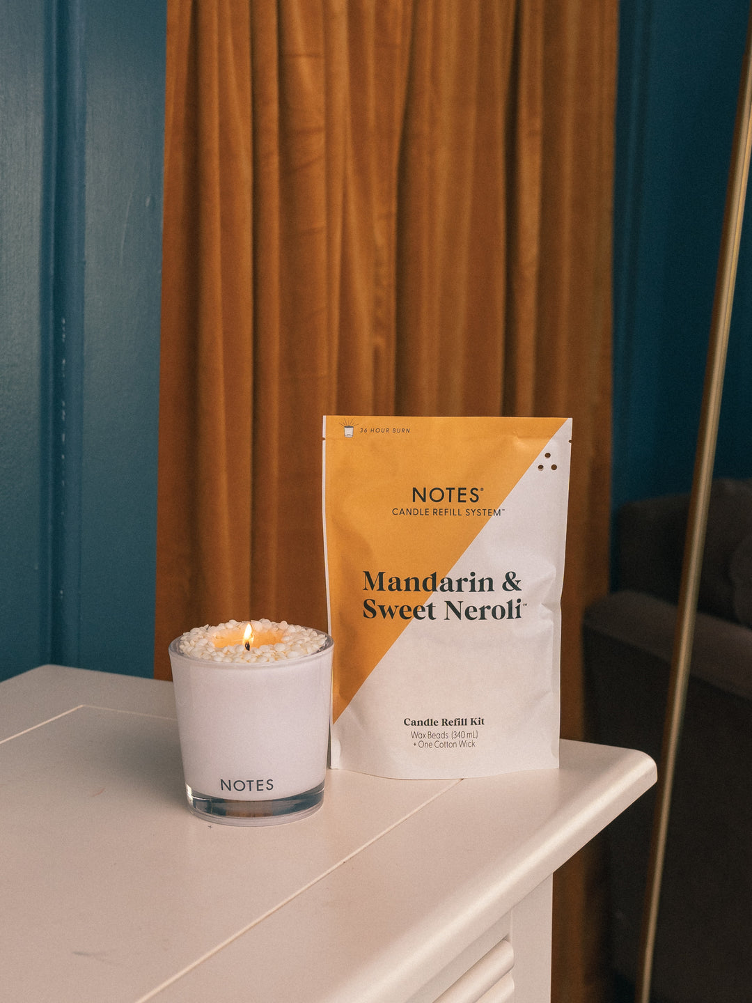 Notes Candle Refill Kit - Mandarin & Sweet Neroli - Rhinestone Angel